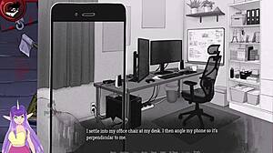 malovent uncensored part 2 teases with big tits brunette in sexy hentai game