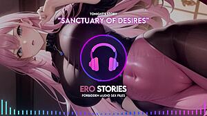 Åh fan, den her forførelse i Ero Stories Sanctuary of Desires ASMR er så hviskende og helende 😍
