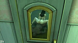 大奶老婆用怪物黑鸡巴出轨在sims4