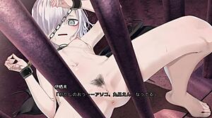 Hentai väzenie Chisato 3 ukazuje intenzívne väzenské stretnutia