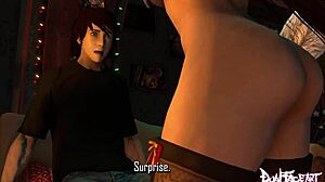 sfm christmas creampie with sexy costumes