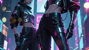 got a sexy cyberpunk babe for ya
