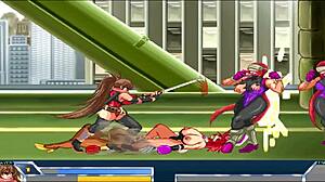 final fuck hentai game ep 4 with ninja wrestler banging hard in street gangbang