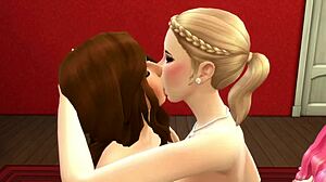 girlfriends dive into strap-on sex for steamy college fun with wild twists