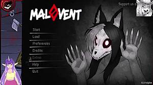 Malovent Без Цензуры Часть 2 Дразнит с Большими Сиськами Брюнетки в Сексапильной Хентай Игре