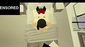 A Hot Roblox Session with Wild Anal Action