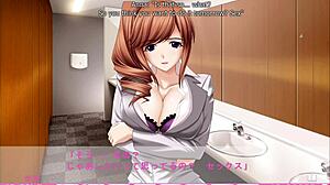 Uhh, meine Kollegin Anna hat mich total überrascht mit ihrem eigenen Willkommensgeschenk in Erotica Yuuwaku Prolog 2... reitet Cowgirl Stil!