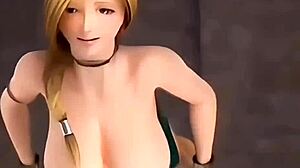 A beautiful lady kindly serves the smiling soldier.