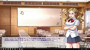 baseball club manager girl gets framed in bunk bed for group dancing and banging in anime hentai