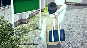 I crave my sexy teacher's big tits and monster cock