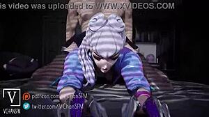 KDA Evelynn Takes Monster Cock Deep in Wet Pussy Action!