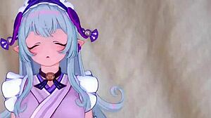 Mahu blowjob POV dan terapi seks Yumemizuki Mizuki dalam Genshin Impact? Terjun ke aksi tetek besarnya!