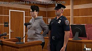 I feel so overwhelmed watching non-binary Micky turn into a prison bitch with curvy big tits creampie in anime hentai outfit.