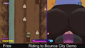 Riding to bounce city demo