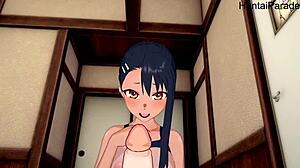 Nagatoro gets naughty after workout in episode 17