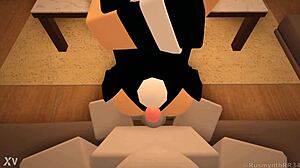 Why is Iris the bunny getting so wet and filled with cum in this rule 34 hentai animation?