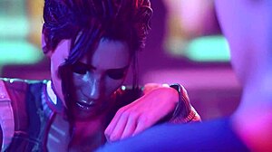 Эй, зацени суперкат Панам и Джуди из Cyberpunk с анимами игры и SFM