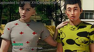 Oh man, in Eternum 7 that 3D cartoon game gets wild with teen anime vibes and intense action sequences.