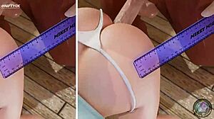 教授在动画场景中惩罚他的学生