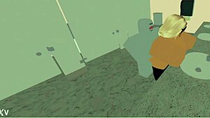 Школьная ботанка дает минет и получает еблю в туалете! Большая жопа и сиськи в действе?