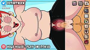 Милфа миссис Макферсон из Декстера Лаб: минет, креампай, анал, фейс, БДСМ, монстр хуй компиляция