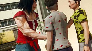 Oh man, in Eternum 7 that 3D cartoon game gets wild with teen anime vibes and intense action sequences.