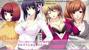 subtle blowjob and big tits celebration for yuka's promotion in erotica yuuwaku route 4