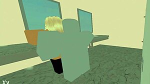 Nerdul de școală face muie și se fut în baie! Fund mare și țâțe în acțiune?