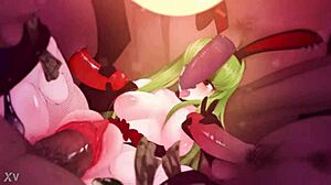 Code Geass Green Anime Gangbang With Multiple Guys Pounding One Girl In Group Hentai Scene