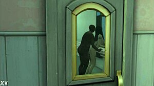 cheating wife in sims4 porn takes big black cock interracial style. monster cock action in 3d 😈