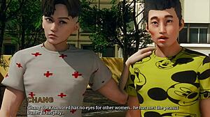 Oh man, in Eternum 7 that 3D cartoon game gets wild with teen anime vibes and intense action sequences.