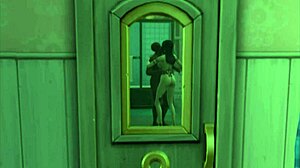 Моя жена изменяет с большим черным членом в Sims4 порно эпизод 04