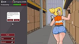 Watch This Barely Working Hentai Game Level 2 Completed With Big Tits Action!