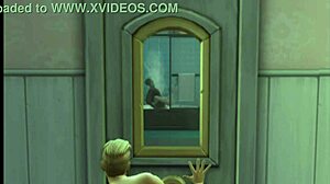 Моя жена изменяет с большим черным членом в Sims4 порно эпизод 04