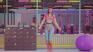 Sombra and Brigitte enjoy cute workout in Overwatch game animations