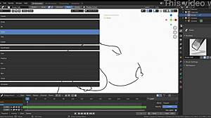 personally sketching big tits ebony character in blender for animation