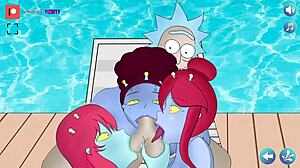 ricks lewd universe walkthrough 0.1.1 hints at alien flashing