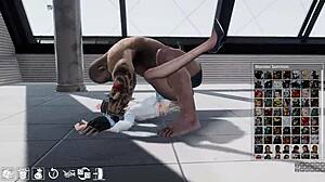 Swordxhime Gallery Enemy 86 Pantyhose Bondage!