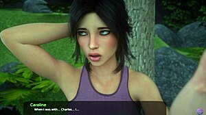 Stepsis teases stepbro with curvy outfit before squirting in 3D anal bukkake. She sucks him dry in mature teen anime action.