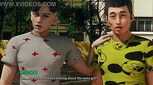 Oh man, in Eternum 7 that 3D cartoon game gets wild with teen anime vibes and intense action sequences.