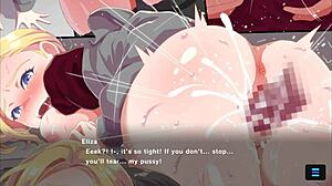 Magicami Neat Uniform Blowjob with Big Tits Lesbian Action