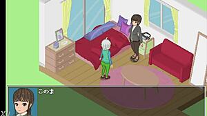 Dive into the pixel art cuckold adventure of Dot Netorare Game Tanuki House.