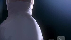 Садись на мой член, пока мы смотрим ТВ в этом хентай геймплее с кремпаем