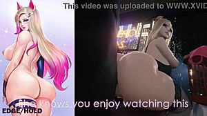 Ever tried waifu Ahri with blacked JOI in hentai style?