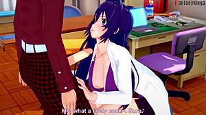 miyabi rides cowgirl style while jill takes it hard from behind