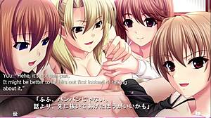 Quadruple handjob in Naruto harem route part 1