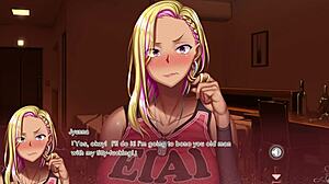 junna's screaming humiliation in the game