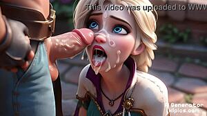 Frozen Disney Elsa dominates in this nude hentai collection with intense porn scenes and AI-generated naked cartoon action.