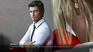 Big tits teen 18+ rides big monster cock in time stamps lost love visual novel part 28