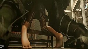 Sheva Alomar stars in steamy Resident Evil 5 hentai action.